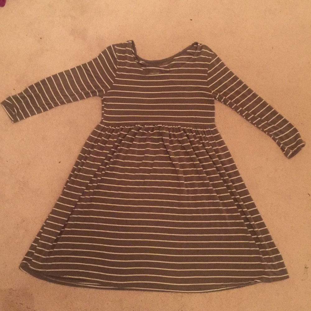 Army green babydoll dress